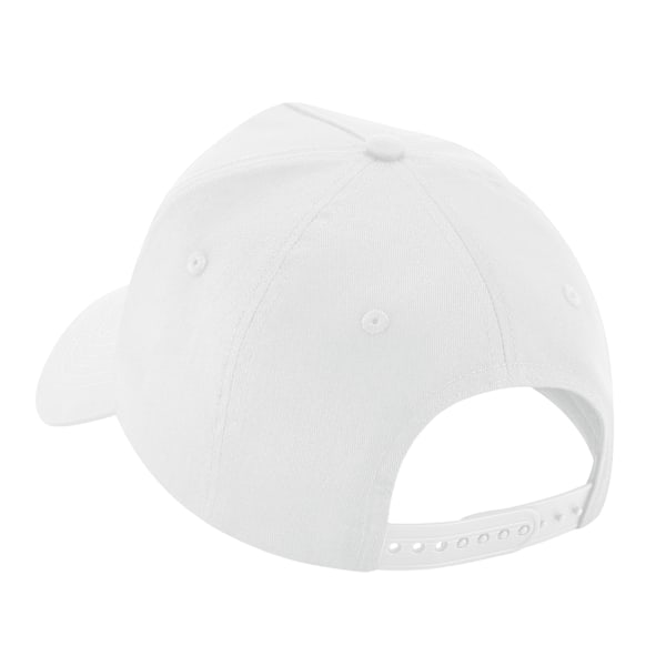 Beechfield Urbanwear 5 Panel Snapback Cap One Size Vit White One Size