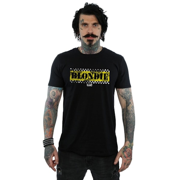 Blondie Mens Taxi 74 T-Shirt L Svart Black L