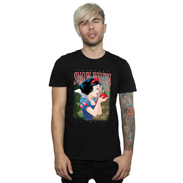 Snövit och de sju dvärgarna herr montage bomull t-shirt L B Black L