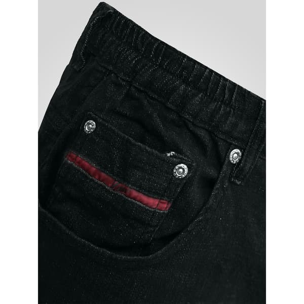 Duke Herr D555 London Balfour Elastiska Midja Kingsize Jeans Black 54S