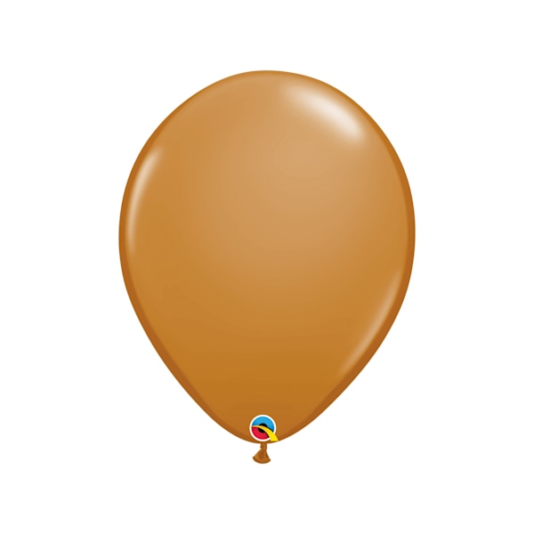 Qualatex Latex Plain Ballonger (Förpackning om 50) En Storlek Mocha Brun Mocha Brown One Size