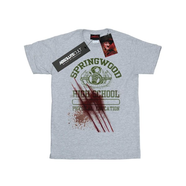 A Nightmare On Elm Street Dam/Kvinnor Springwood Slasher Bomull Sports Grey XL