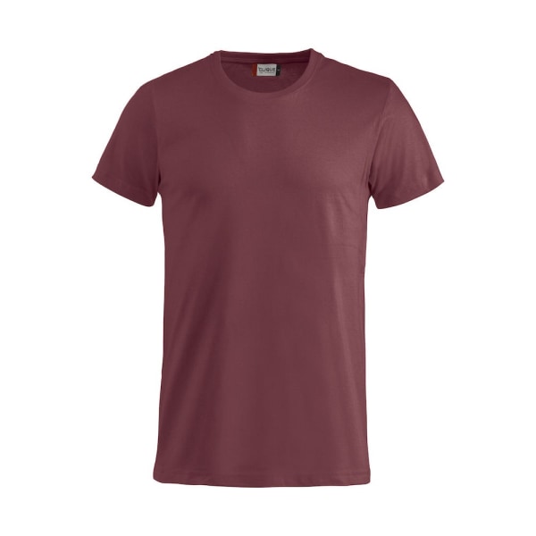 Clique Mens Basic T-Shirt 4XL Burgundy Burgundy 4XL