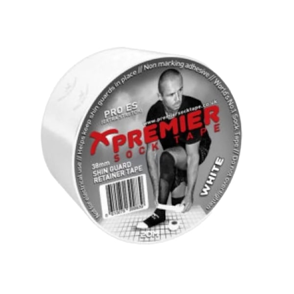 Premier Shin Guard Tape One Size Vit White One Size