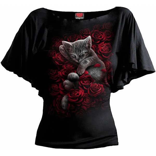 Spiral Direct Dam/Kvinna Bed Of Roses Topp M Svart Black M