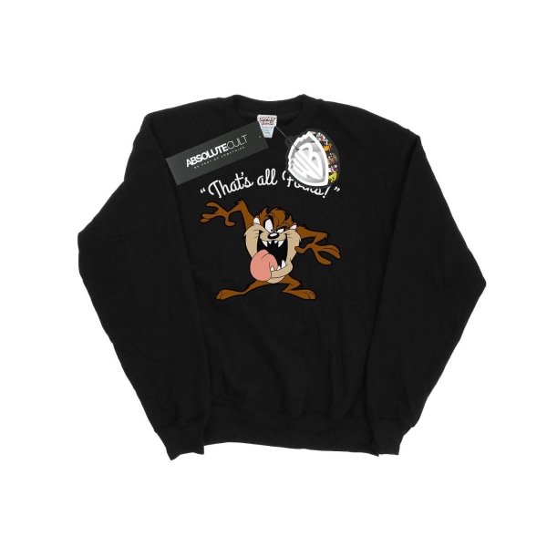 Looney Tunes Herr That´s All Folks Taz Sweatshirt 3XL Svart Black 3XL