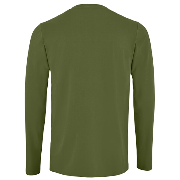 SOLS Herr Imperial Långärmad T-shirt 3XL Mörk Khaki Dark Khaki 3XL