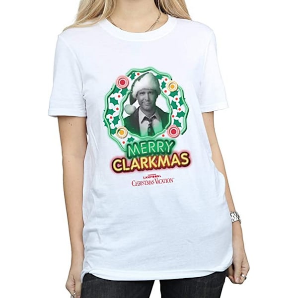 National Lampoon´s Christmas Vacation Womens/Ladies Greyscale C White S