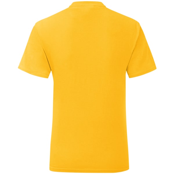 Fruit Of The Loom Iconic T-shirt för män (pack om 5) S Sunflower Y Sunflower Yellow S