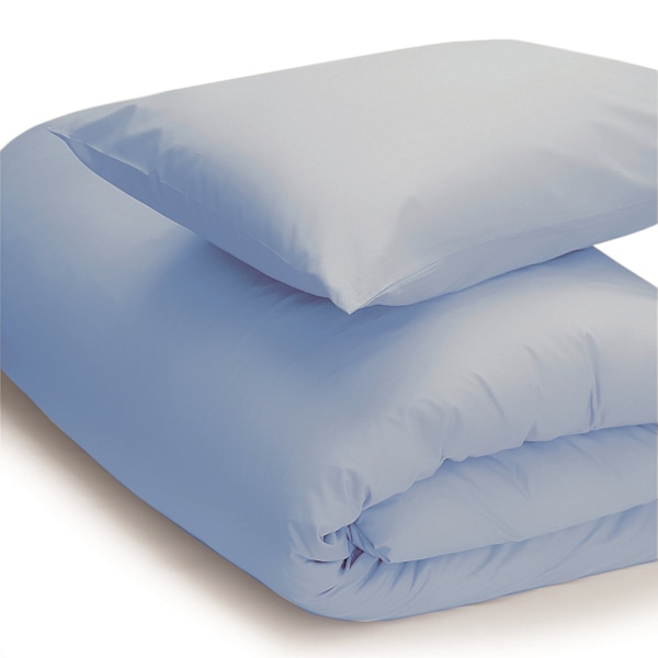 Belledorm Easycare Percale Påslakan Enkelsäng Himmelblå Sky Blue Single