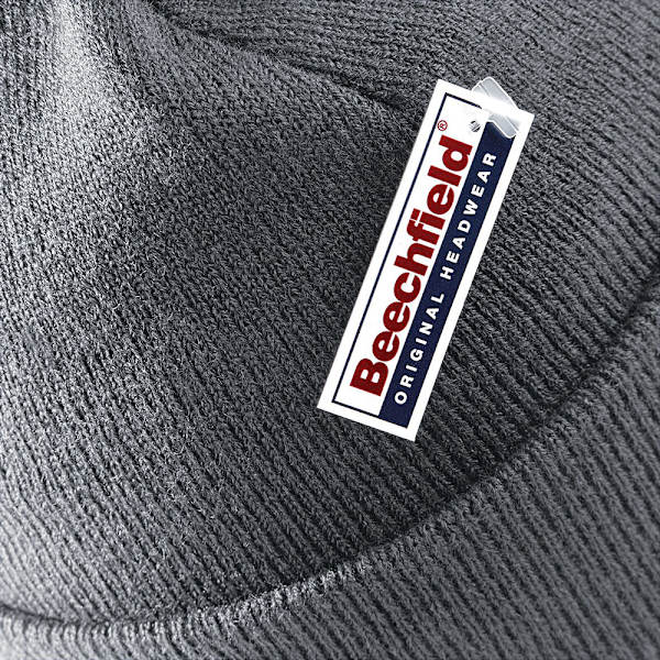 Beechfield Unisex Enfärgad Vintermössa / Huvudbonad (Perfekt för Graphite Grey One Size