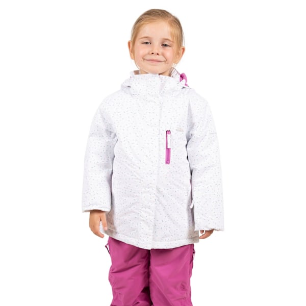 Trespass Girls Chic TP75 Skidjacka 9-10 år Vit White 9-10 Years