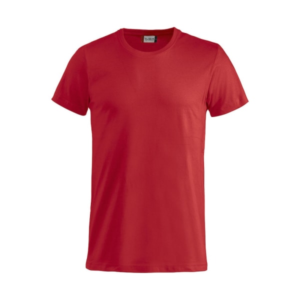 Clique Mens Basic T-Shirt XS Röd Red XS