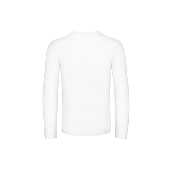 B&C Herr #E190 Långärmad T-shirt 3XL Vit White 3XL