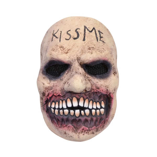 Bristol Novelty Unisex Vuxen Grimace Kiss Me Latex Mask En Storlek Nude/Red One Size