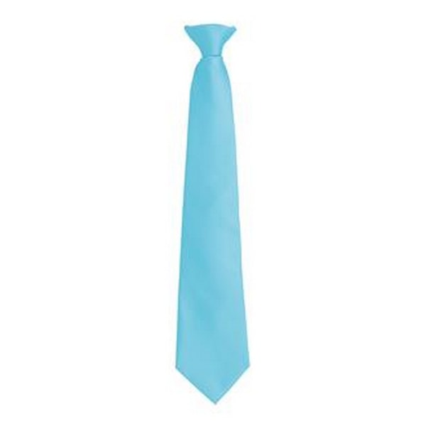 Premier Mens Fashion ”Colours” Work Clip On Tie One Size Turkos Turquoise One Size