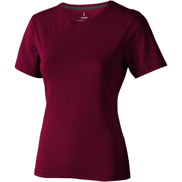 Elevate Dam/Kvinnor Nanaimo Kortärmad T-shirt L Bourgogne Burgundy L