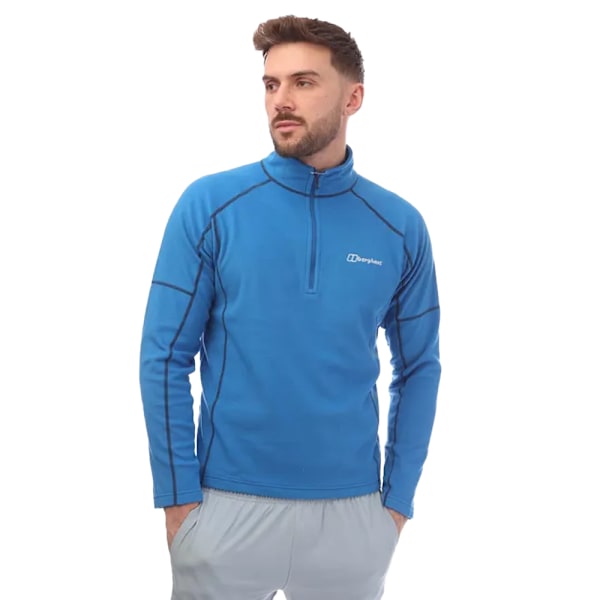 Berghaus Cuerden Half Zip Fleece Top för män S Blå Blue S