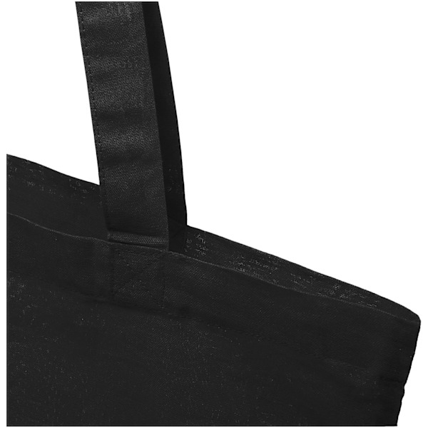 Madras Återvunnen Bomull 7L Tote Bag One Size Solid Black Solid Black One Size