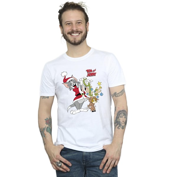 Tom & Jerry Jul Ren T-shirt XL Vit White XL