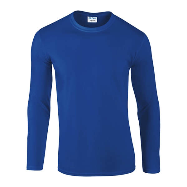 Gildan Herr Soft Style Långärmad T-shirt L Royal Royal L