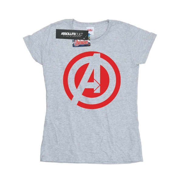 Marvel Womens/Ladies Avengers Assemble Solid A Logo Bomull T-Sh Black XXL