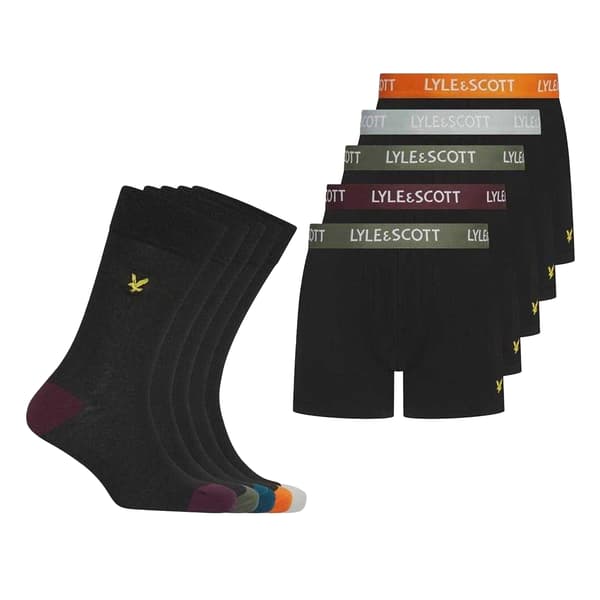 Lyle & Scott Presentförpackning för män (10-pack) XL Svart Black XL