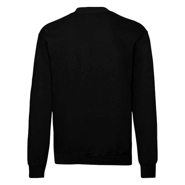 Fruit of the Loom Mens Classic 80/20 Set-in Sweatshirt 4XL Svart Black 4XL