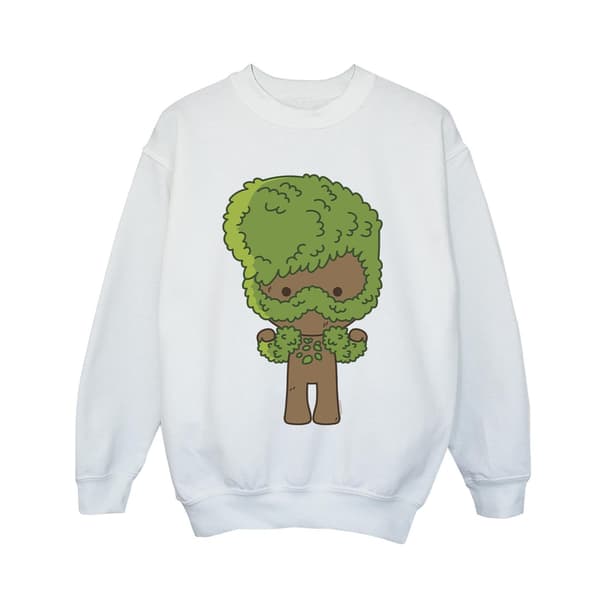 Marvel Pojkar I Am Groot Chibi Flex Tröja 7-8 År Vit White 7-8 Years