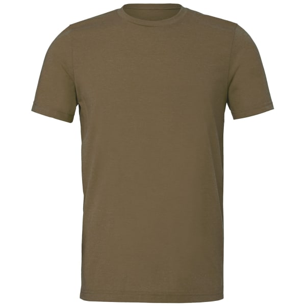 Bella + Canvas Unisex mockat tröja L Heather Olive Heather Olive L