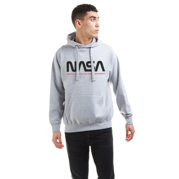 NASA Herr Insignia Hoodie S Sports Grey Sports Grey S