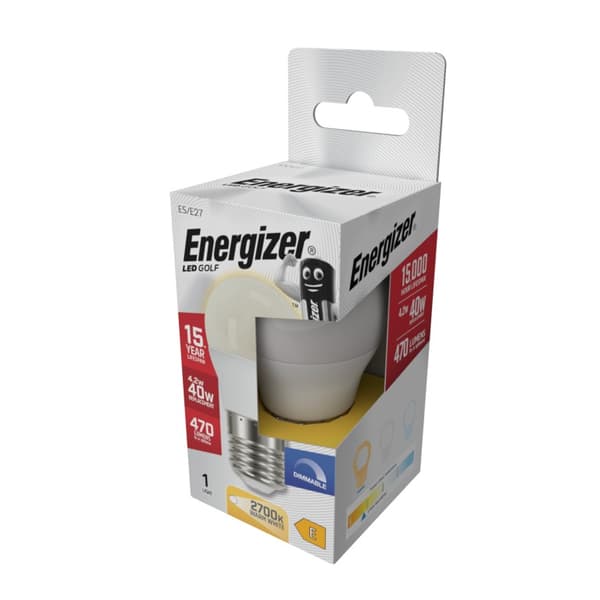 Energizer ES/E27 LED Golf Lampa En Storlek Opal Opal One Size