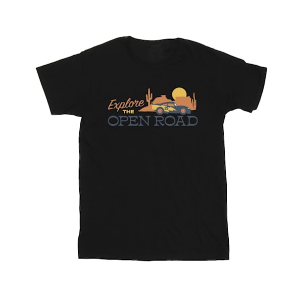 Disney Boys Cars Utforska Den Öppna Vägen T-shirt 3-4 År Svart Black 3-4 Years