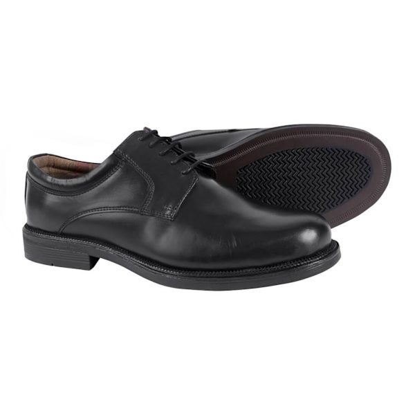 Scimitar Mens Plain Gibson Padded Shoes 10 UK Svart Black 10 UK
