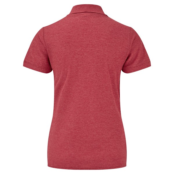 Fruit Of The Loom Dam/Dam Lady Fit Kortärmad Polotröja Heather Red L