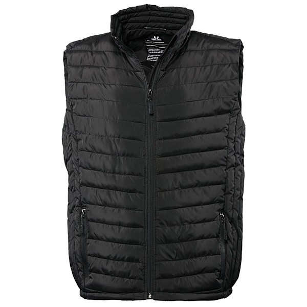 Tee Jays Herr Vadderad Zepelin Väst Jacka / Gilet 3XL Svart Black 3XL
