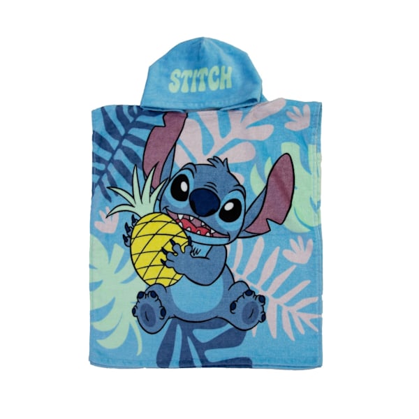 Lilo & Stitch Paradise Badhandduk med Huva One Size Blå/Gul/Grön Blue/Yellow/Green One Size