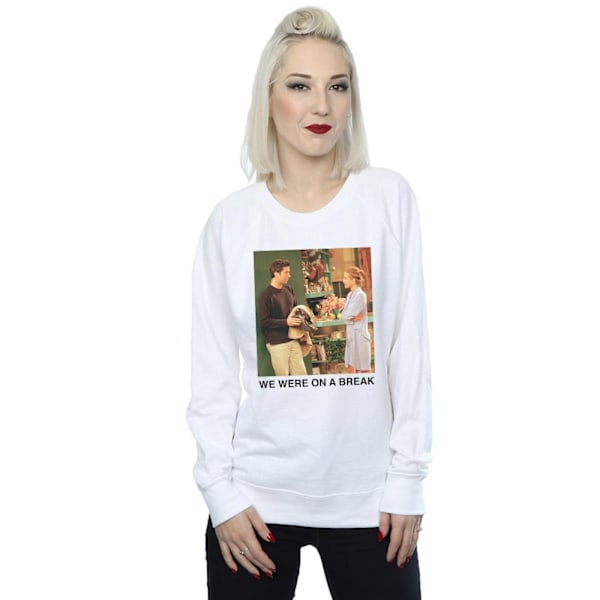 Friends Dam/Damer Vi Var På En Paus Badrock Sweatshirt S Vit White S