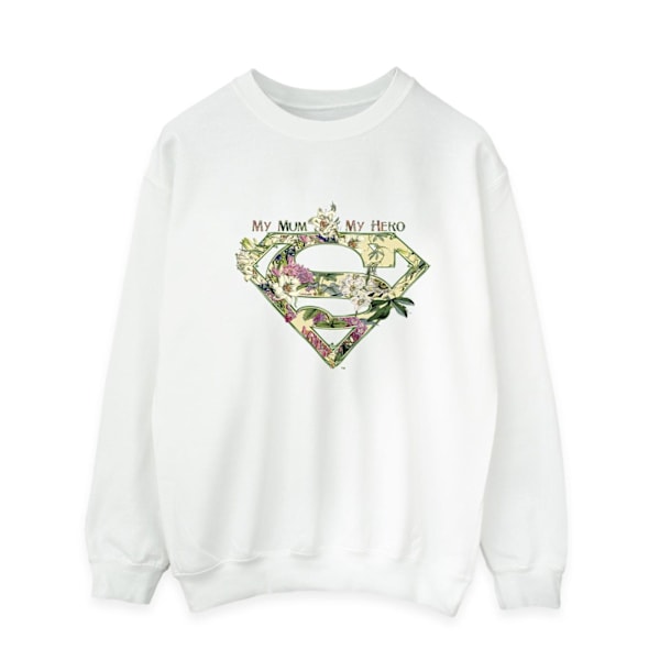 DC Comics Herr Superman My Mum My Hero Sweatshirt L Vit White L