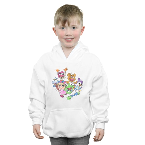 Disney Pojkar The Muppets Muppet Babies Färggrupp Huvtröja 9-11 White 9-11 Years
