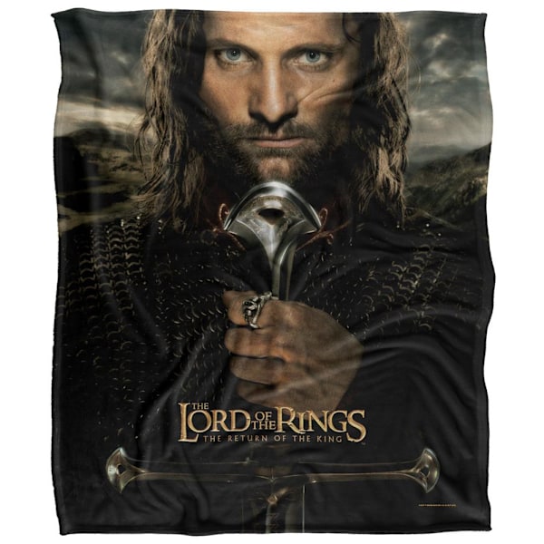 Sagan om ringen Aragorn Filt One Size Flerfärgad Multicoloured One Size
