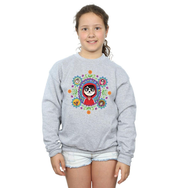 Disney Girls Coco Remember Me Sweatshirt 5-6 år Sports Grey Sports Grey 5-6 Years