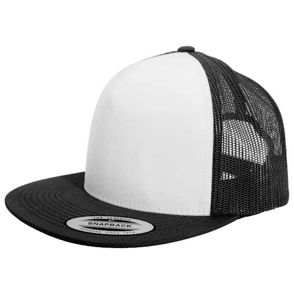 Yupoong Flexfit Unisex Classic Trucker Snapback Cap (2-pack) Black/White/Black One Size