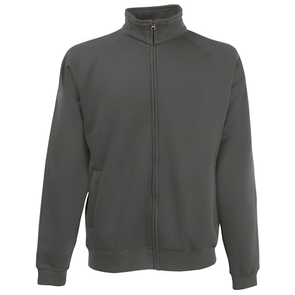 Fruit Of The Loom Mens Full Zip Sweat Jacket M Light Graphite Light Graphite M