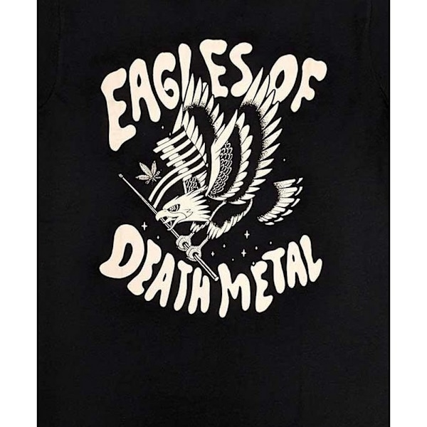 Eagles Of Death Metal Unisex Vuxen Eagle Ringer T-Shirt L Svart Black L