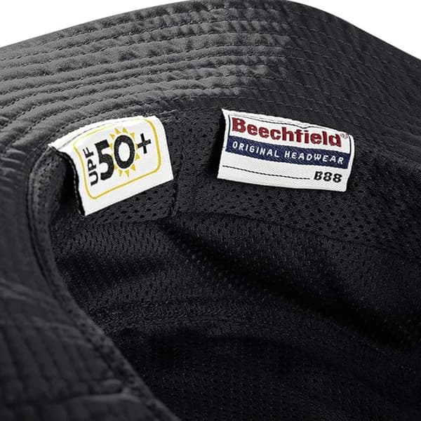 Beechfield Unisex Outback UPF50 solhatt / huvudbonad Black One Size