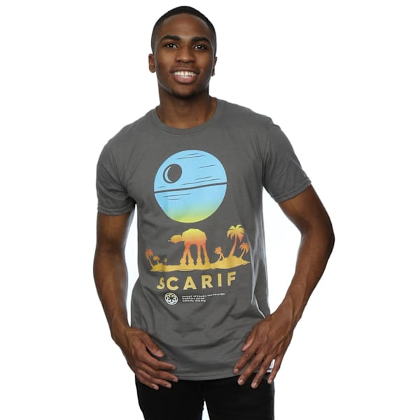 Star Wars Rogue One Scarif Sunset T-shirt M Charcoal Charcoal M
