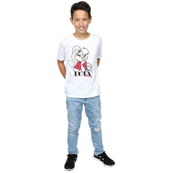 Looney Tunes Boys Classic Lola Bunny T-shirt 5-6 år Vit White 5-6 Years