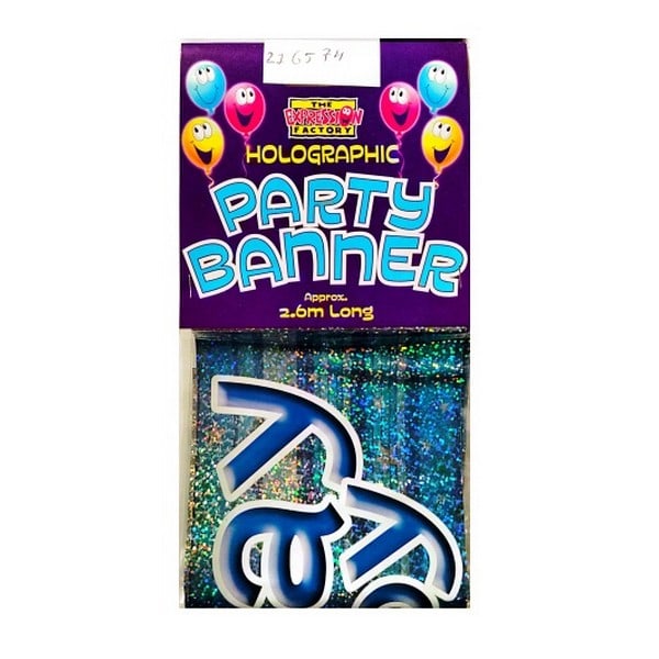 Expression Factory Holografisk Banner En Storlek Flerfärgad Multicoloured One Size