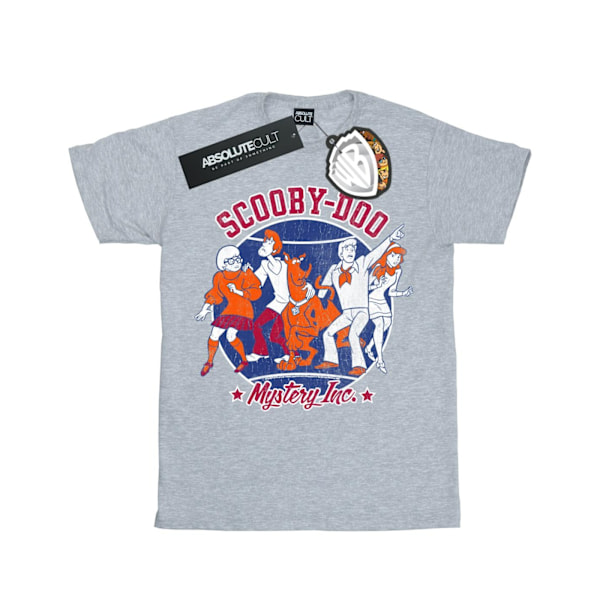 Scooby Doo Boys Collegiate Circle T-Shirt 7-8 år Sports Grey Sports Grey 7-8 Years